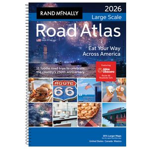 2026 Rand McNally Large Scale Road Atlas Product Image