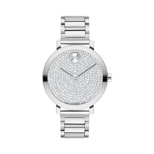 Ladies Bold Evolution 2.0 Silver-Tone Stainless Steel Watch Crystal Dial Product Image