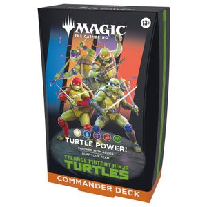 Wizards of The Coast - Magic: The Gathering | Teenage Mutant Ninja Turtles - Commander Deck - Turtle Power! Product Image
