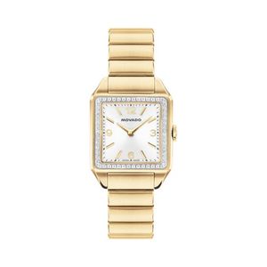 Ladies Heritage 1917 Gold-Tone Stainless Steel Crystal Watch Silver-White Dial Product Image