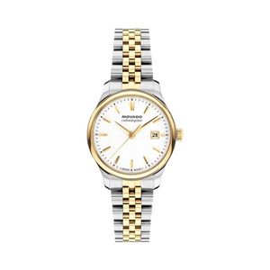 Ladies Heritage Calendoplan Two-Tone Stainless Steel Watch White Dial Product Image