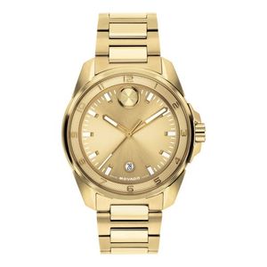 Mens BOLD Verso S Gold-Tone Stainless Steel Watch Gold Dial Product Image