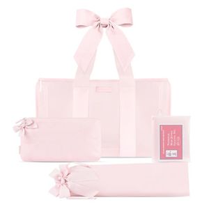 Mahjong Jelly Tote Bag Set, Ballet Pink Bow Product Image