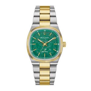 Mens Super Seville HPQ Precisionist Two-Tone Stainless Steel Watch Jade Dial Product Image