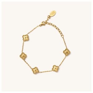 Mini Gold Flora Bracelet Product Image