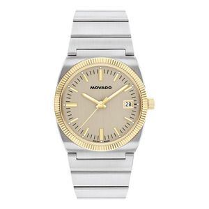 Unisex Heritage Ondoplan Two-Tone Stainless Steel Watch Warm Gray Dial Product Image