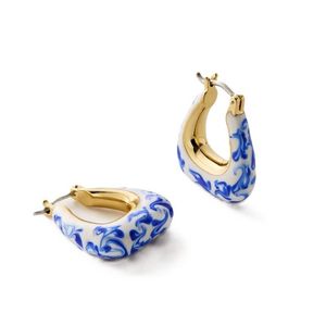 Dakota Marble Statement Earrings Product Image