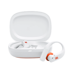 JBL Endurance Peak 4 True Wireless NC Earbuds White Product Image