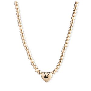 Puffy Heart Pendant Necklace Product Image