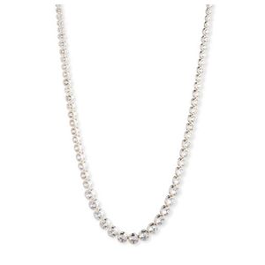 Lauren CZ Tennis Necklace Silver Product Image