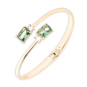 Crystal Bypass Bracelet Green Product Image