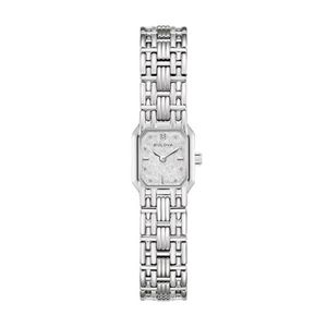 Ladies Goddess of Time Sophia Silver-Tone Stainless Steel Watch Silver Dial Product Image