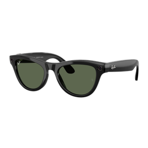 Ray-Ban Meta Skyler AI Glasses Shiny Black/G-15 Green G-15 Green Shiny Black Product Image