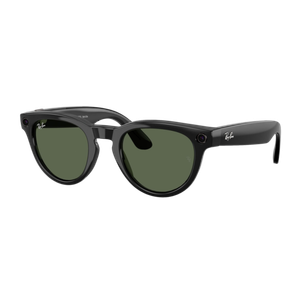 Ray-Ban Meta Headliner AI Glasses Shiny Black/G-15 Green G-15 Green Shiny Black Product Image