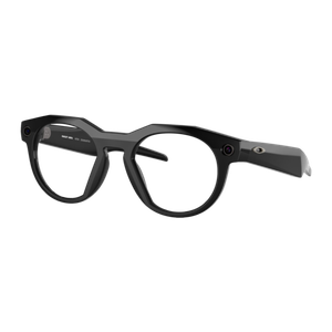 Oakley Meta HSTN AI Glasses Black/Clear Clear Black Product Image