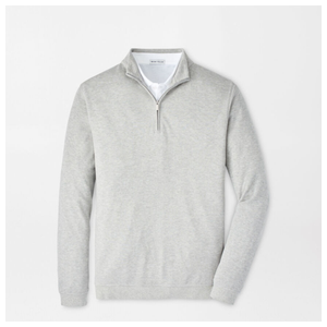 Peter Millar Crown Comfort Pullover Small Light Grey Size: Small Product Image