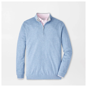 Peter Millar Crown Comfort Pullover Large Cottage Blue Size: Large Product Image