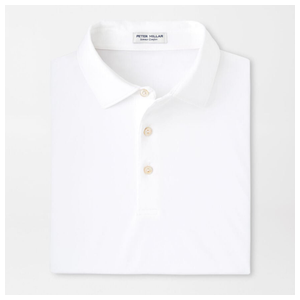 Peter Millar Solid Performance Jersey Polo Large White Size: Large Product Image