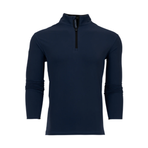 Greyson Tate Mockneck Quarter-Zip Small Maltese Blue Size: Small Product Image