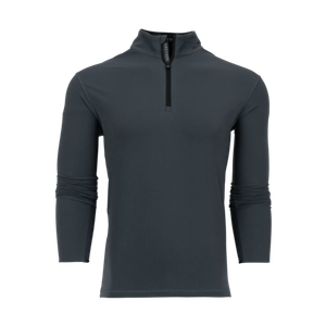 Greyson Tate Mockneck Quarter-Zip Small Stingray Grey Size: Small Product Image