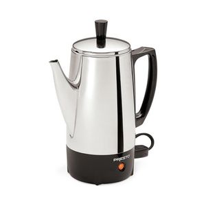 6 Cup Stainless Steel Coffee Maker Perk Product Image