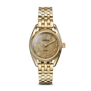 Ladies Derby Gold-Tone Stainless Steel Watch Petoskey Dial Product Image