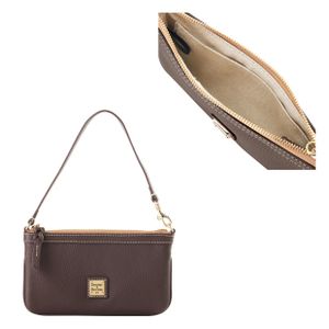 Lucca Leather Large Slim Wristlet Product Image