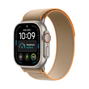 Apple Watch Ultra 4 GPS + Cellular 49mm Natural Titanium Case with Sand Trail Loop - M/L Product Image