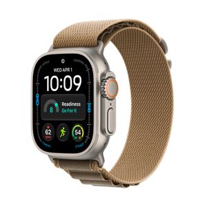 Apple Watch Ultra 4 GPS + Cellular 49mm Natural Titanium Case with Desert Alpine Loop - L Product Image