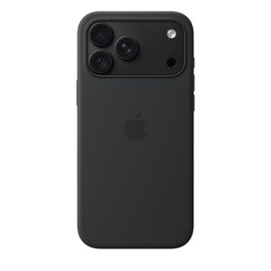 iPhone 18 Pro Max Silicone Case with MagSafe – Black Product Image