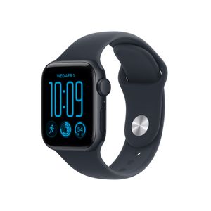 Apple Watch SE 3 GPS 40mm Midnight Aluminum Case with Navy Blue Sport Band - M/L Product Image