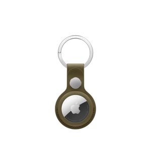 AirTag FineWoven Key Ring - Dark Olive Product Image