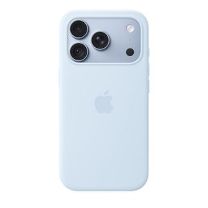 iPhone 18 Pro Silicone Case with MagSafe – Crisp Blue Product Image