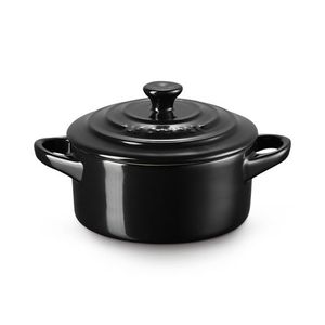 8oz Stoneware Mini Round Cocotte, Onyx Product Image