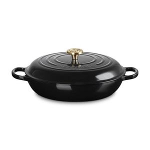 5qt Signature Cast Iron Braiser, Onyx Product Image