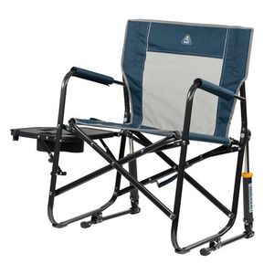 Freestyle Rocker w/ Side Table Heathered Indigo Product Image
