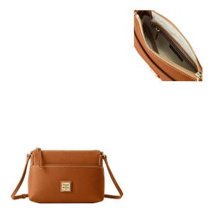 Lucca Leather Ginger Crossbody Product Image