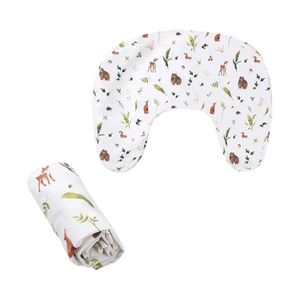 New Boppy Nursing Pillow Cover, Neutral Plants and Animals Product Image