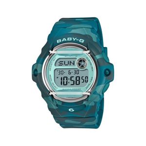 Ladies Baby-G Camo Digital Blue Green Resin Watch Product Image