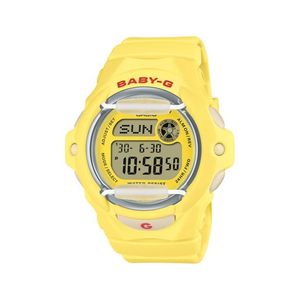 Ladies Baby-G Cherry Digital Yellow Resin Watch Product Image