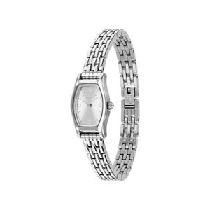 Ladies Greta Silver-Tone Stainless Steel Watch Silver Dial Product Image