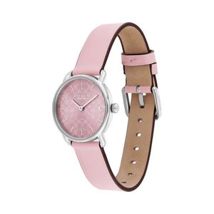 Ladies Elliot Silver & Pink Leather Strap Watch Pink C Dial Product Image