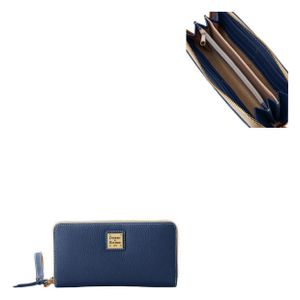 Lucca Leather Large Zip Around Wristlet Product Image