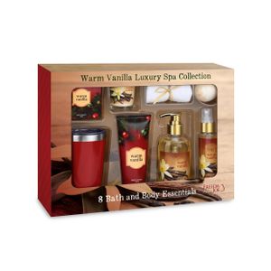 Warm Vanilla 8 Piece Spa Gift Set Product Image