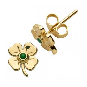 Clover Earrings Gold Product Image