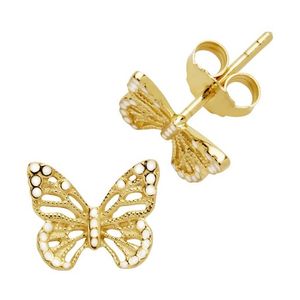Butterfly Studs Gold Product Image