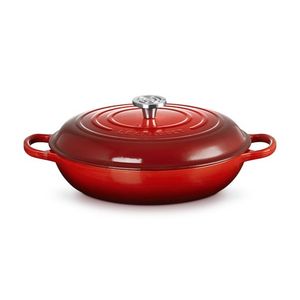 5qt Signature Cast Iron Braiser, Cerise Product Image