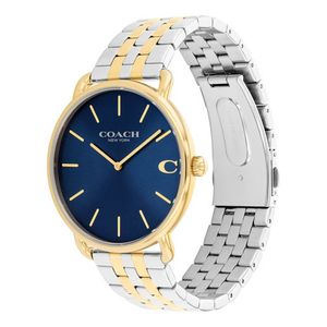 Mens Elliot Two-Tone Stainless Steel Watch Navy Dial Product Image