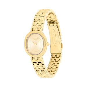 Ladies Harlow Gold-Tone Stainless Steel Watch Gold Dial Product Image