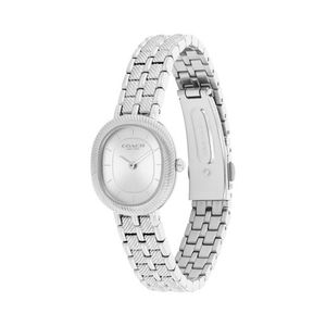 Ladies Harlow Silver-Tone Stainless Steel Watch Silver Dial Product Image